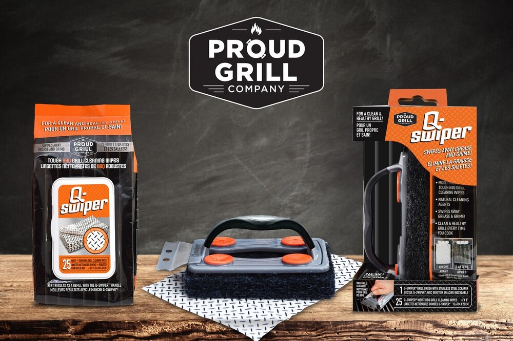 Proud Grill Company Q-Swiper Grill Cleaning Wipes Bristle Free And W 40 Count 