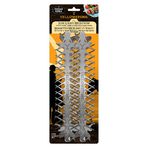 Barbeque Accessories Skewers set The Traveler for Outdoor Grill in a