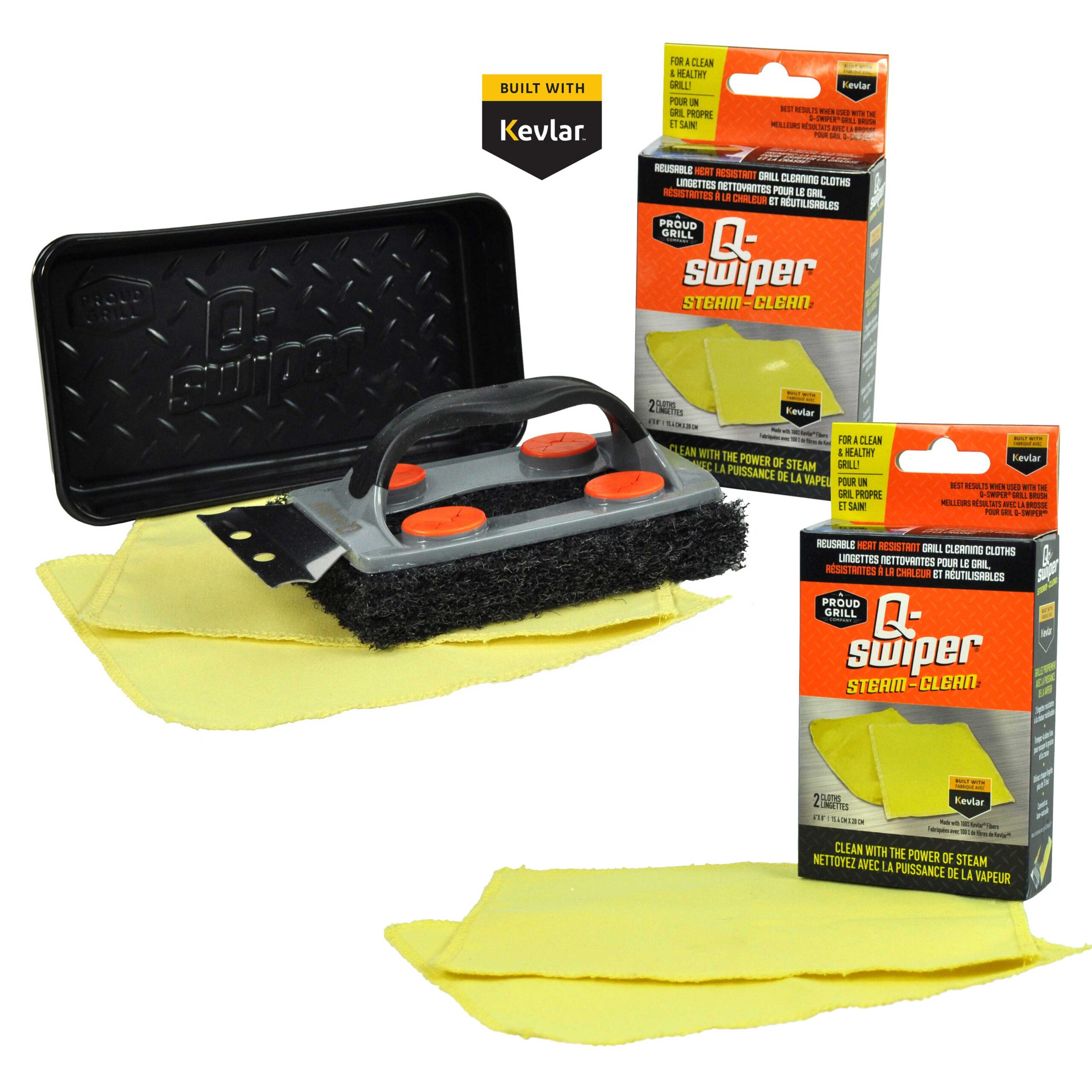 Wholesale Q-Swiper BBQ Grill Cleaner Set for your store - Faire